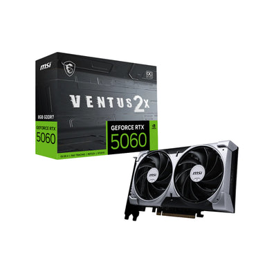 TARJETA DE VIDEO MSI GEFORCE RTX 5060 8G VENTUS 2X OC GDDR7 - High Tech CR